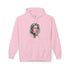 Palestine Woman Art Hoodie Unisex - Keffiyeh Scarf Dual-Sided Graphic Pullover